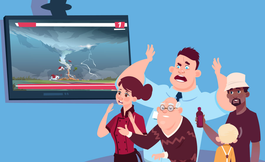 因傳媒對災難繪影繪聲的報導而感到不安