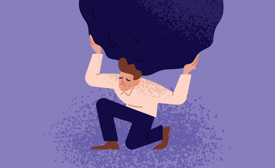 擔心不幸事情會降臨在自己身上，因而感到擔憂和恐懼 [4]