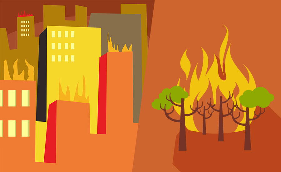 火災（家中失火及山火）